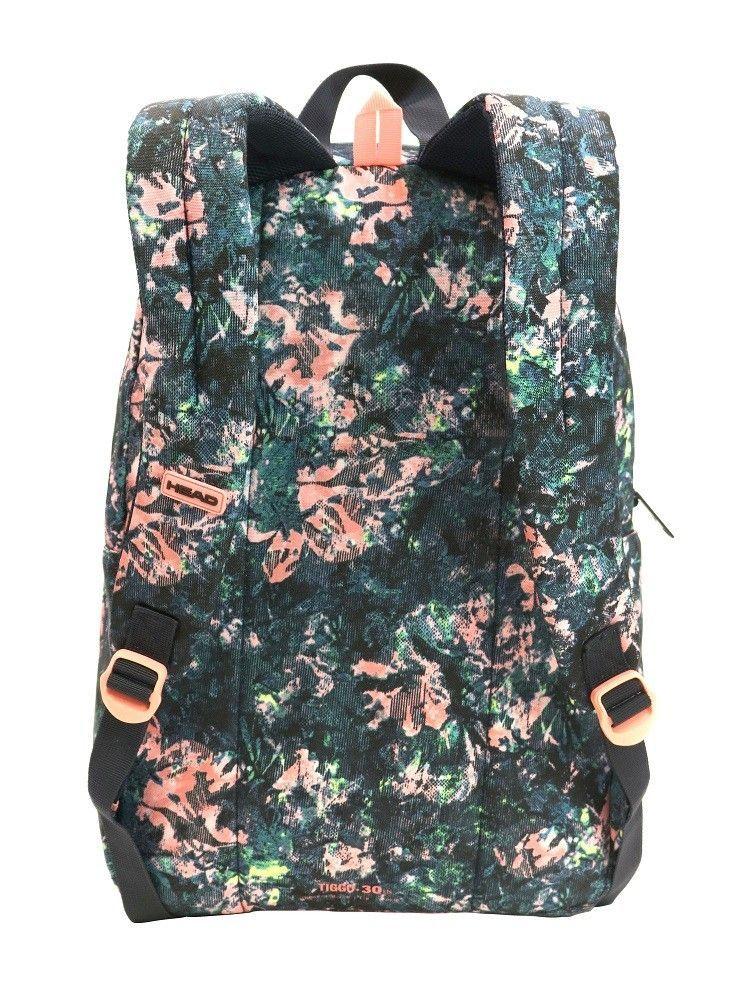 Mochila Tiggo Flores Azul con Cinta Head   -5