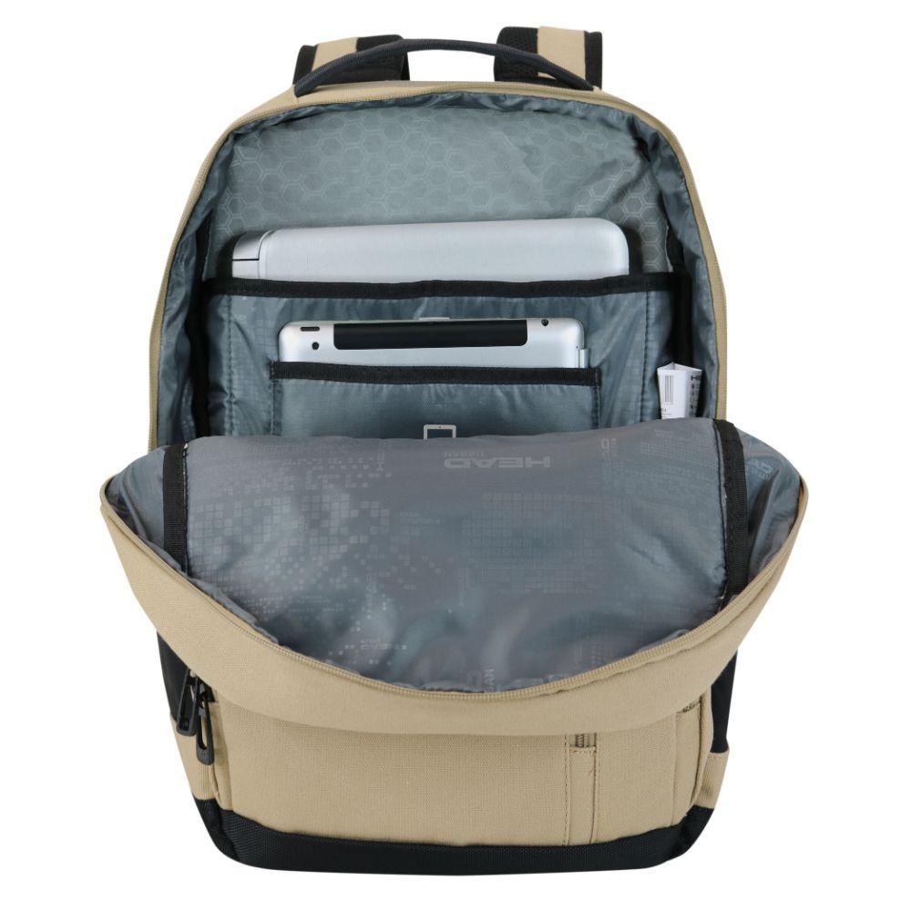 Mochila Ejecutiva Travis Cafe Head-5