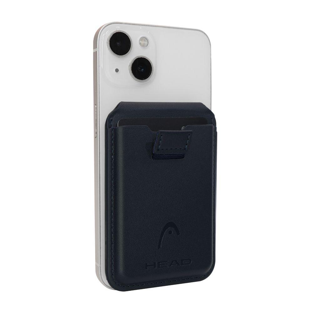 Billetera Tarjetero Magnético Vantage Premium Azul Head-2