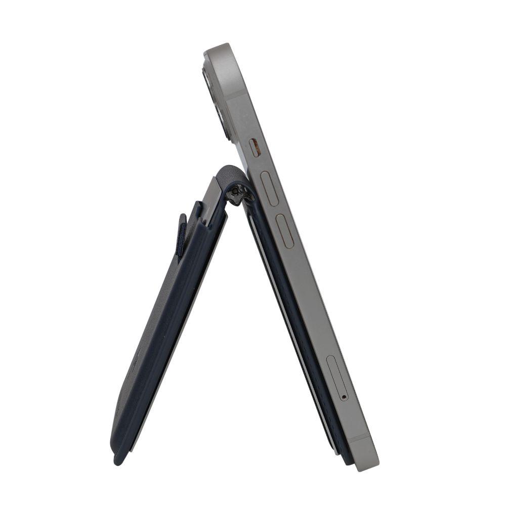 Billetera Tarjetero Magnético Vantage Premium Azul Head-5