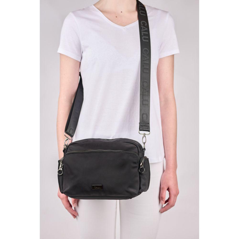 Cartera Bandolera Lavanda Negro Calu-6