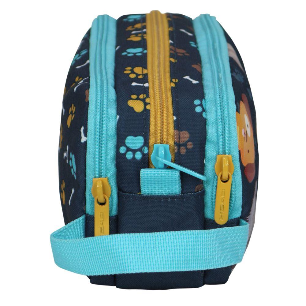 Estuche Square Pet Huellitas Azul Marino Head-1