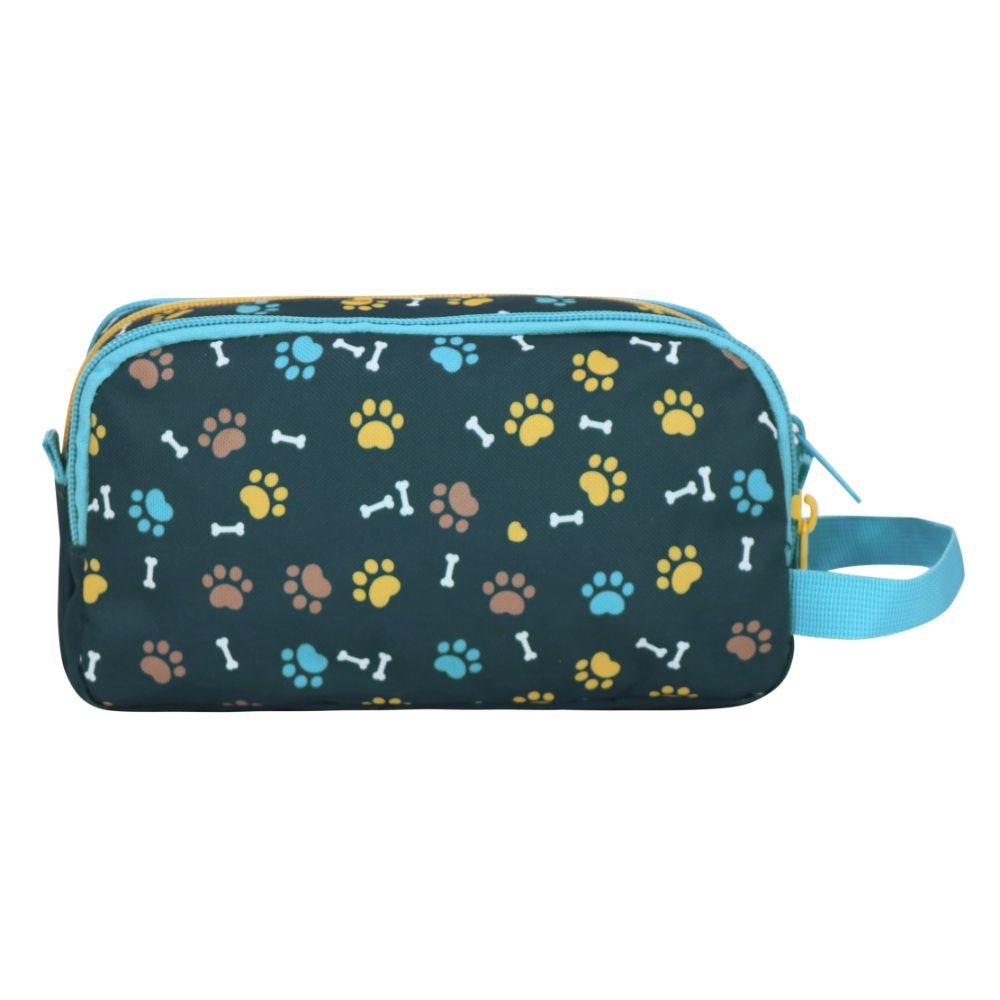 Estuche Square Pet Huellitas Azul Marino Head-3