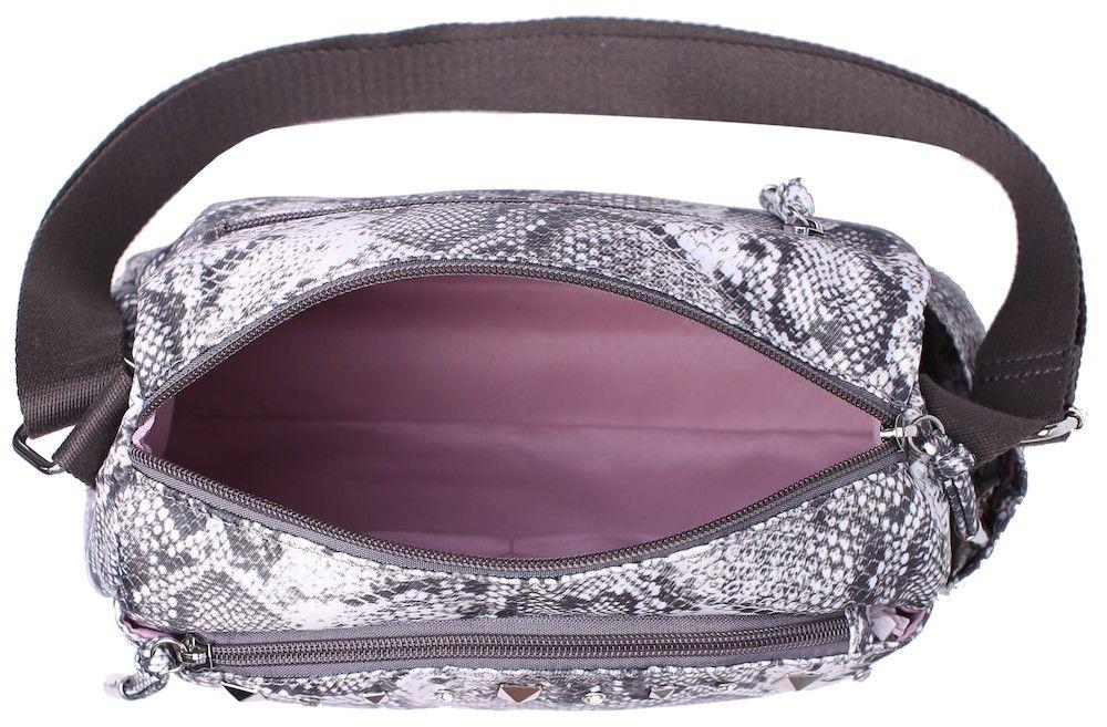 Cartera Faith Blanco Animal Print Snake Mujer Head-3