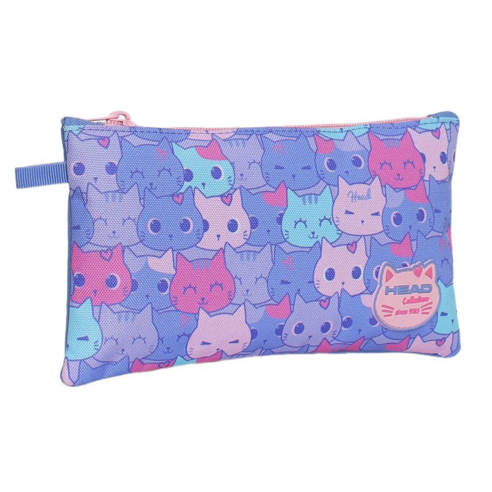 Pack Bakan Escolar (x3) Niña Meow Lila Head-3