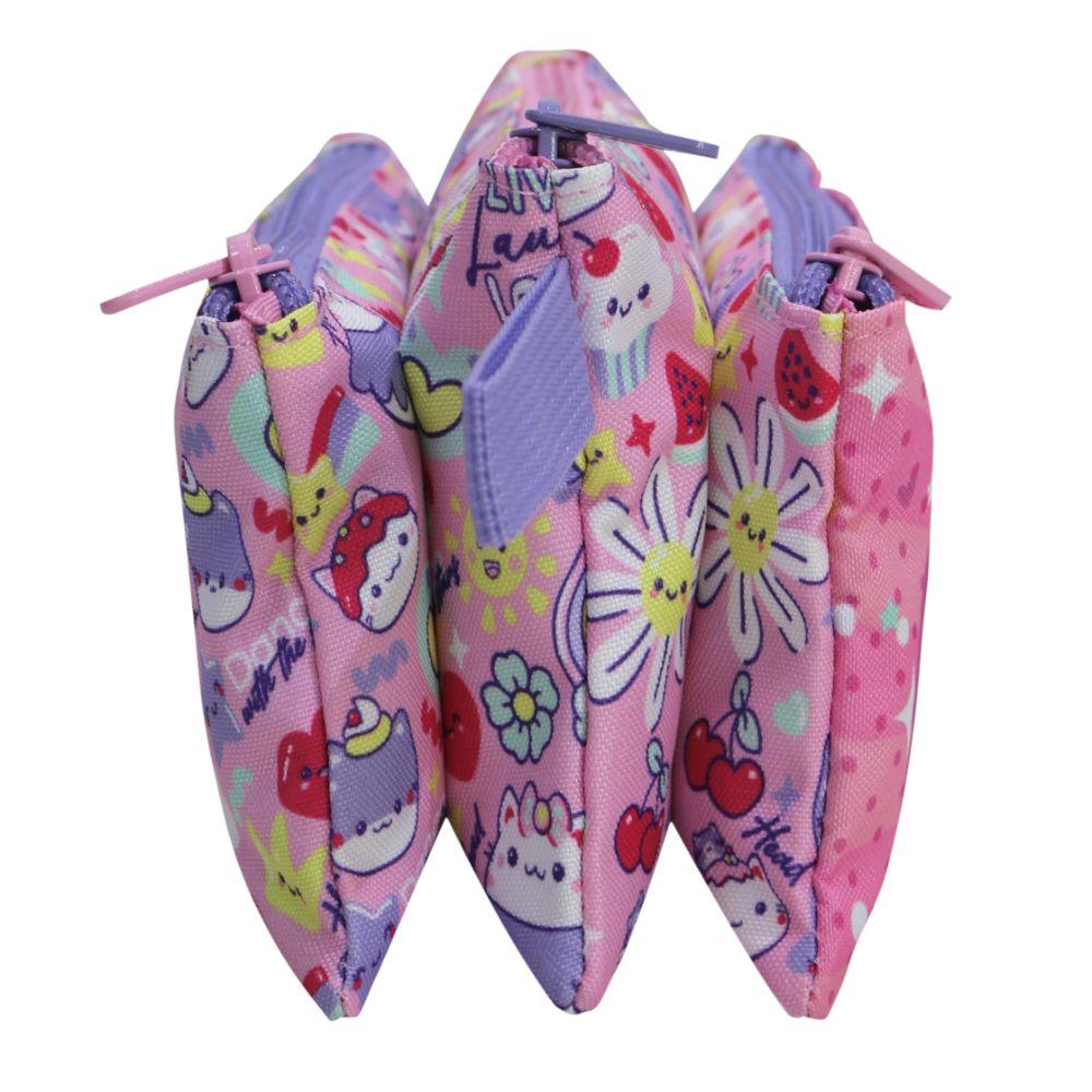 Estuche Infantil Niña Celerio Best Friend Rosado Head-3