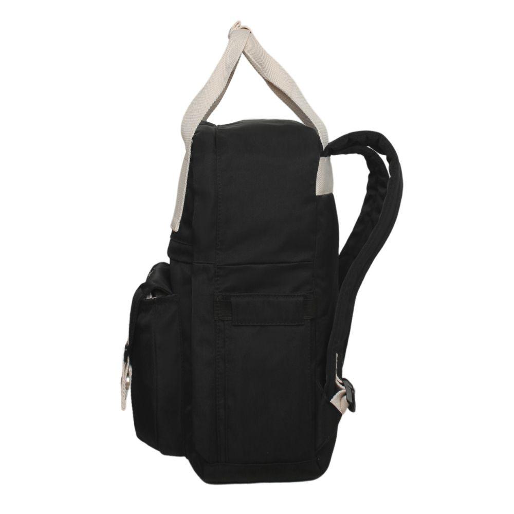 Mochila Mujer Moda Omega Bordado Negro Head-4