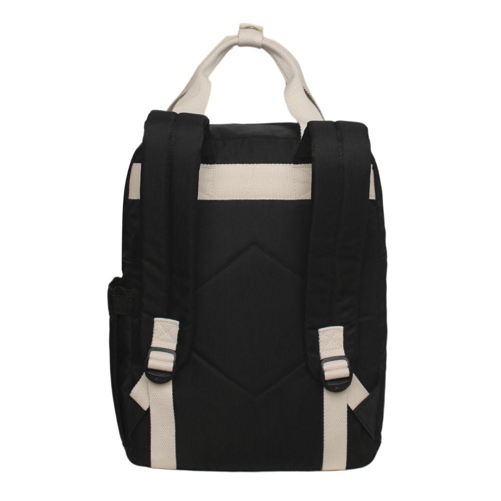 Mochila Mujer Moda Omega Bordado Negro Head-5