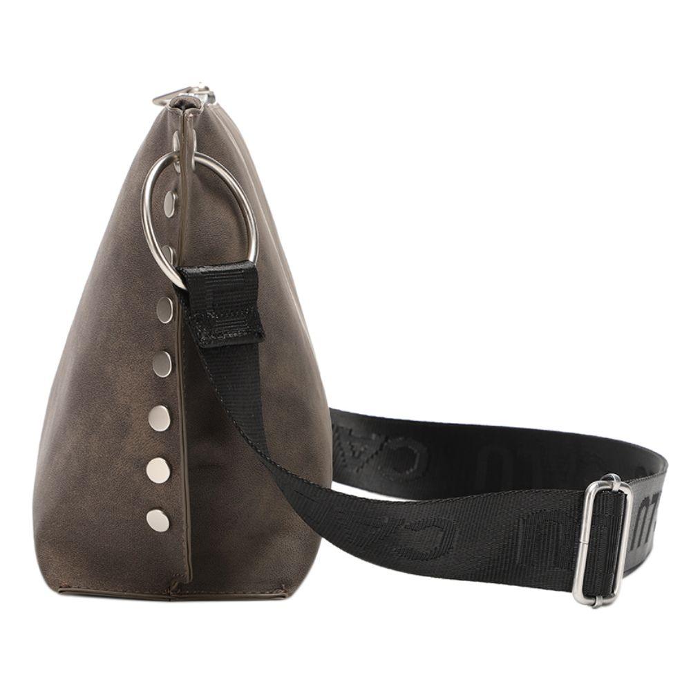 Cartera Bandolera Adisa PU Desgastado Café Calu-4