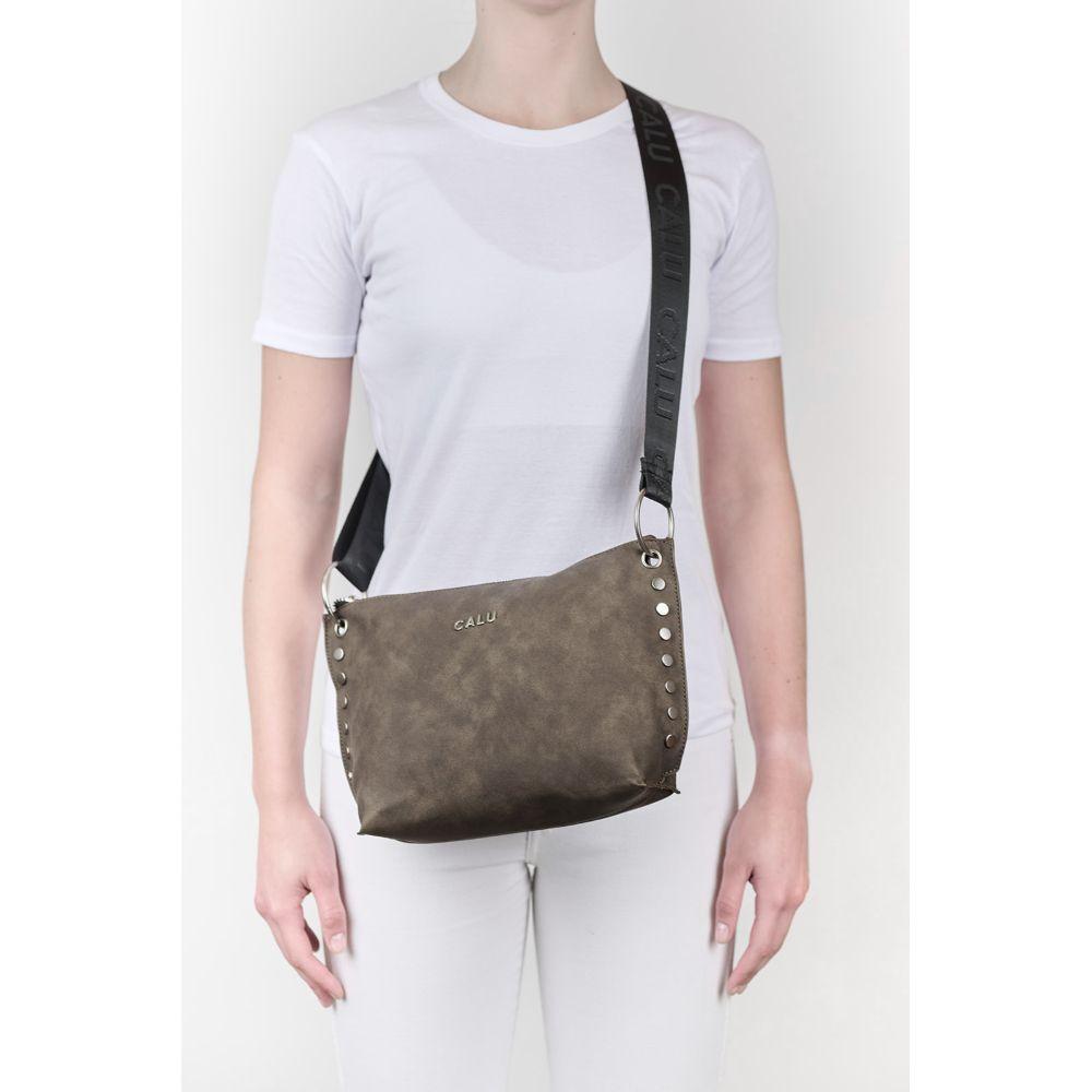 Cartera Bandolera Adisa PU Desgastado Café Calu-6