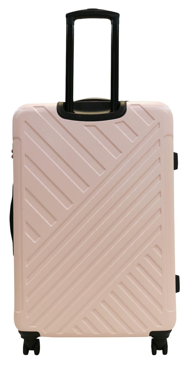 Maleta Dura Toledo L 8 Ruedas Rosado Head-2