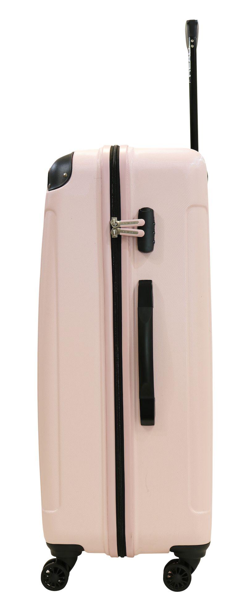 Maleta Dura Toledo L 8 Ruedas Rosado Head-4