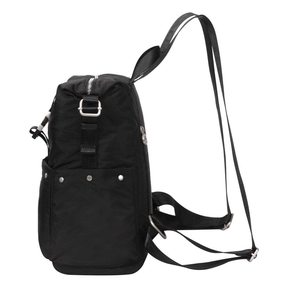 Mochila Urbana Bolsillo Secreto Irina Negro Calu-7