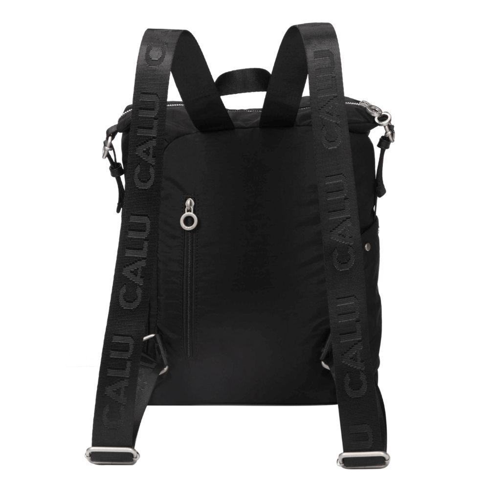 Mochila Urbana Bolsillo Secreto Irina Negro Calu-9