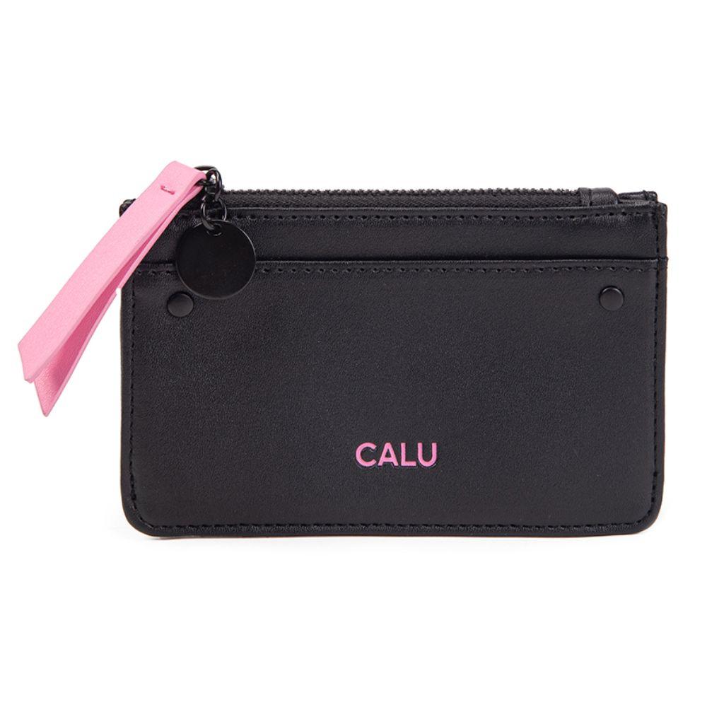 Billetera Tarjetero Sophie Negro Calu-1