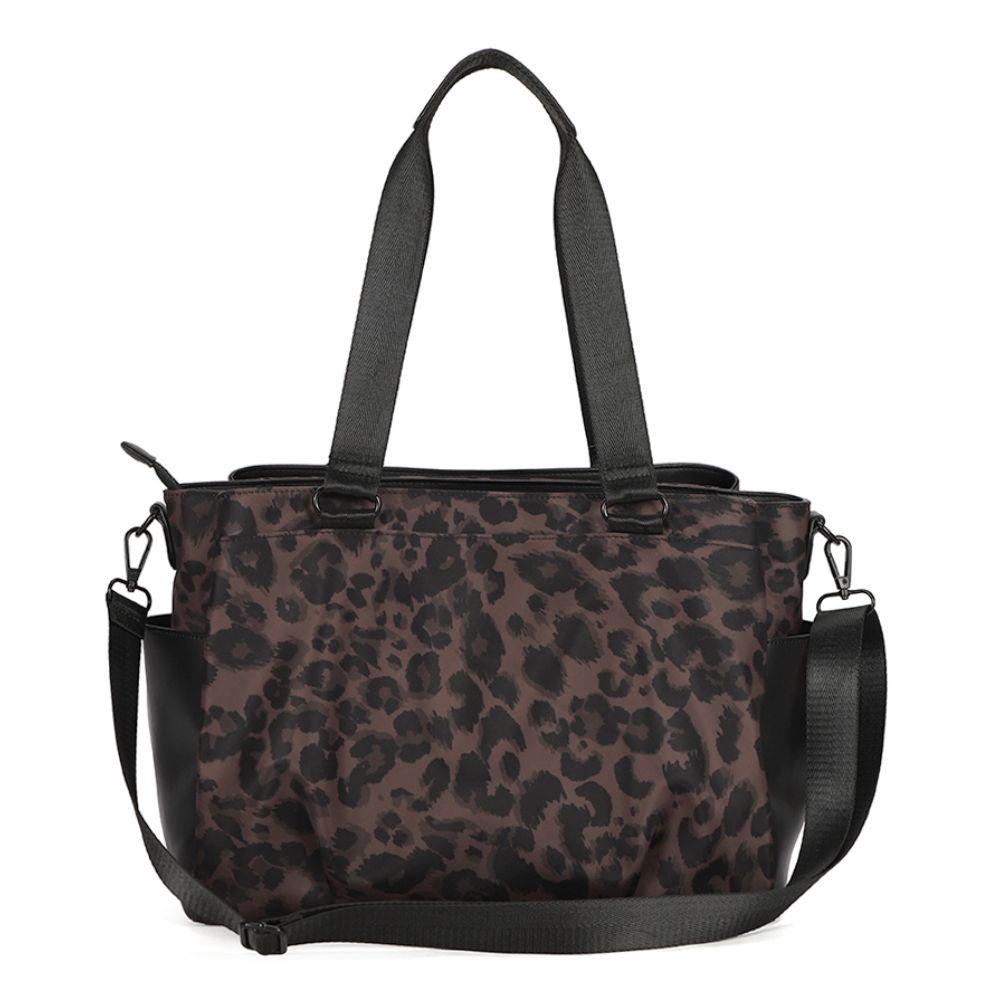 Cartera Bolso Shimmer Animal Print Café Calu-5