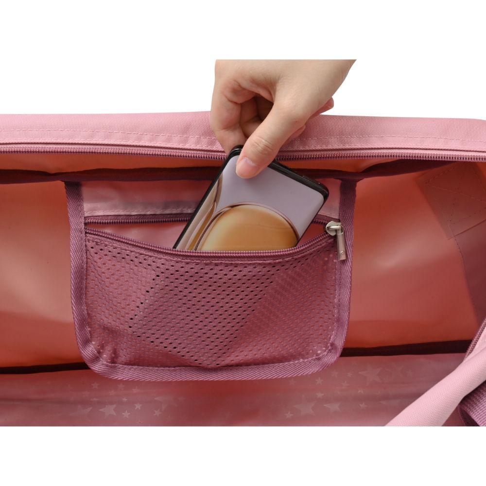 Bolso Deportivo Básico Mujer Rush 55 Rosado Head-2