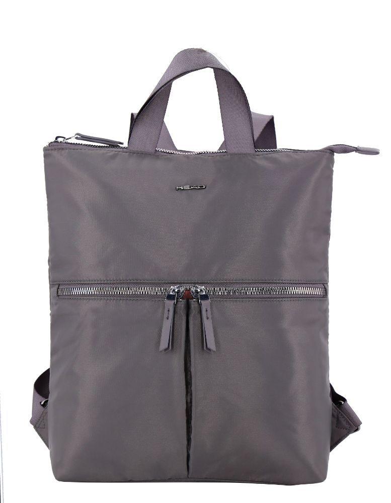 Cartera Mochila Ejecutiva Silver Gris Head-2