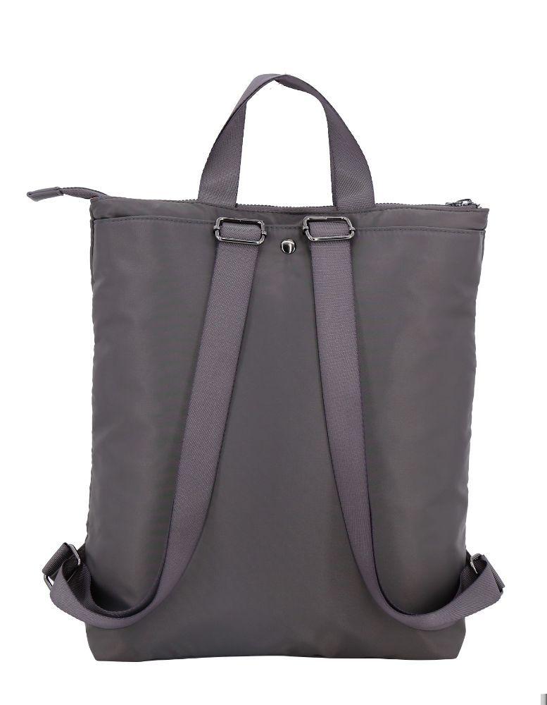 Cartera Mochila Ejecutiva Silver Gris Head-3