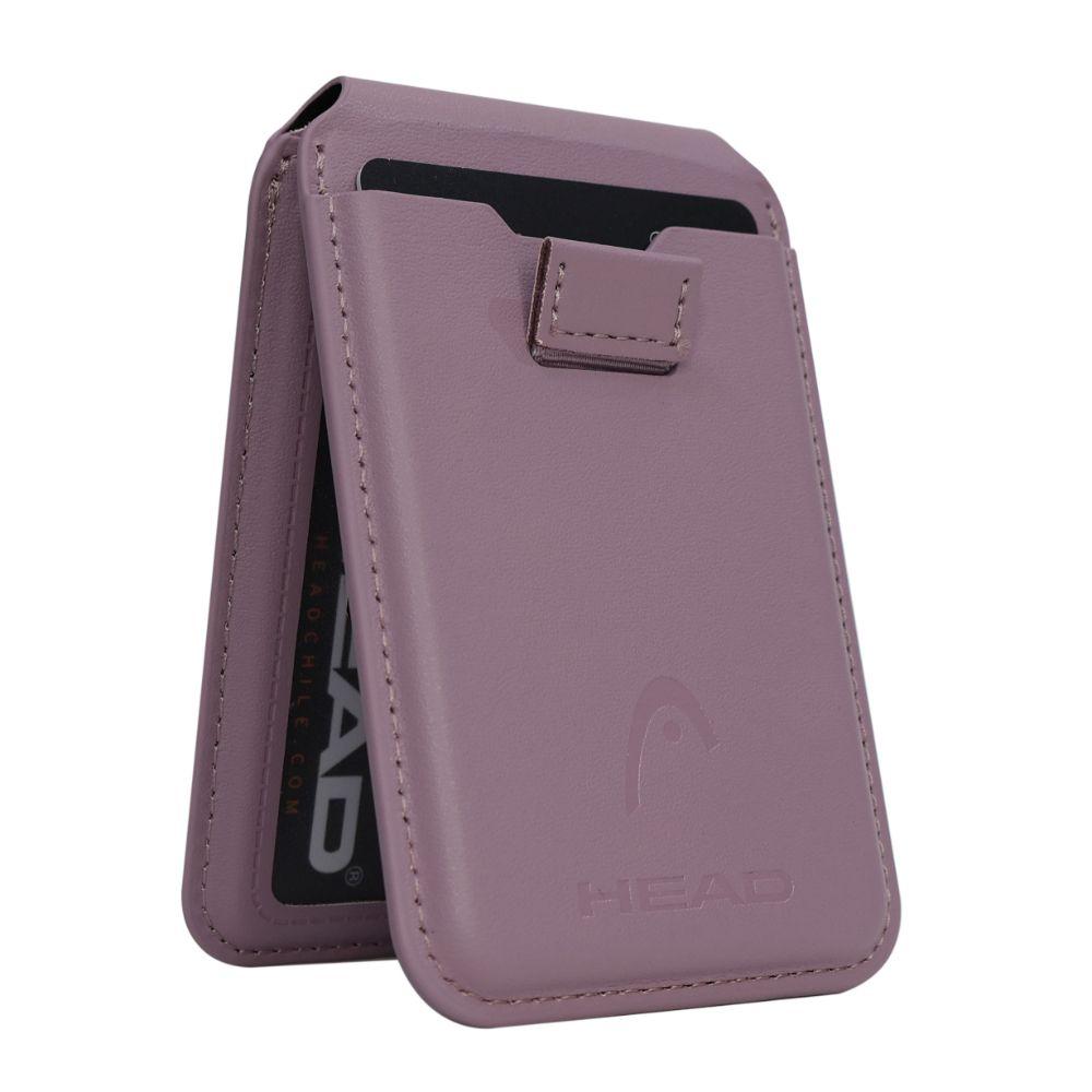 Billetera Tarjetero Magnético Vantage Premium Malva Head-3