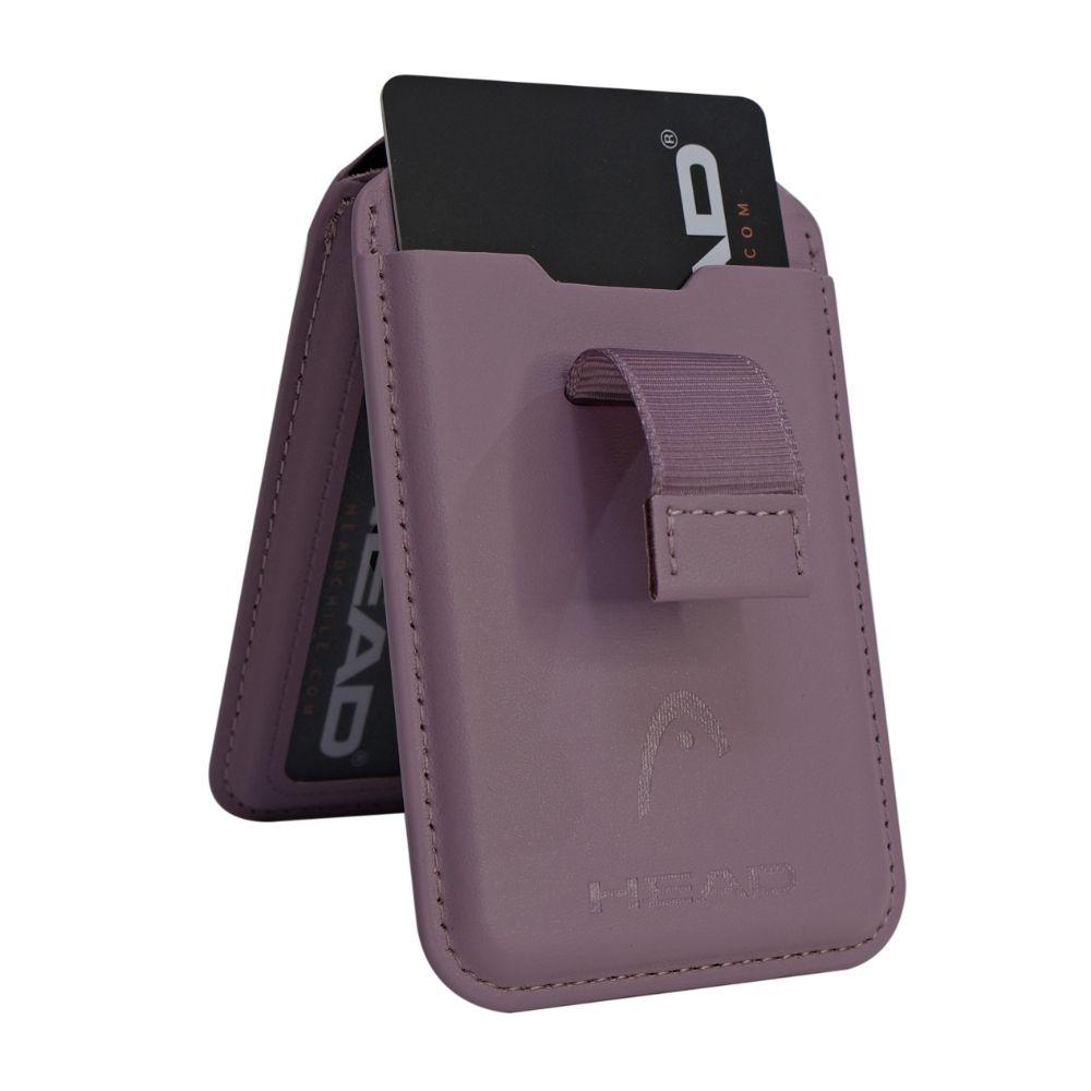 Billetera Tarjetero Magnético Vantage Premium Malva Head-8