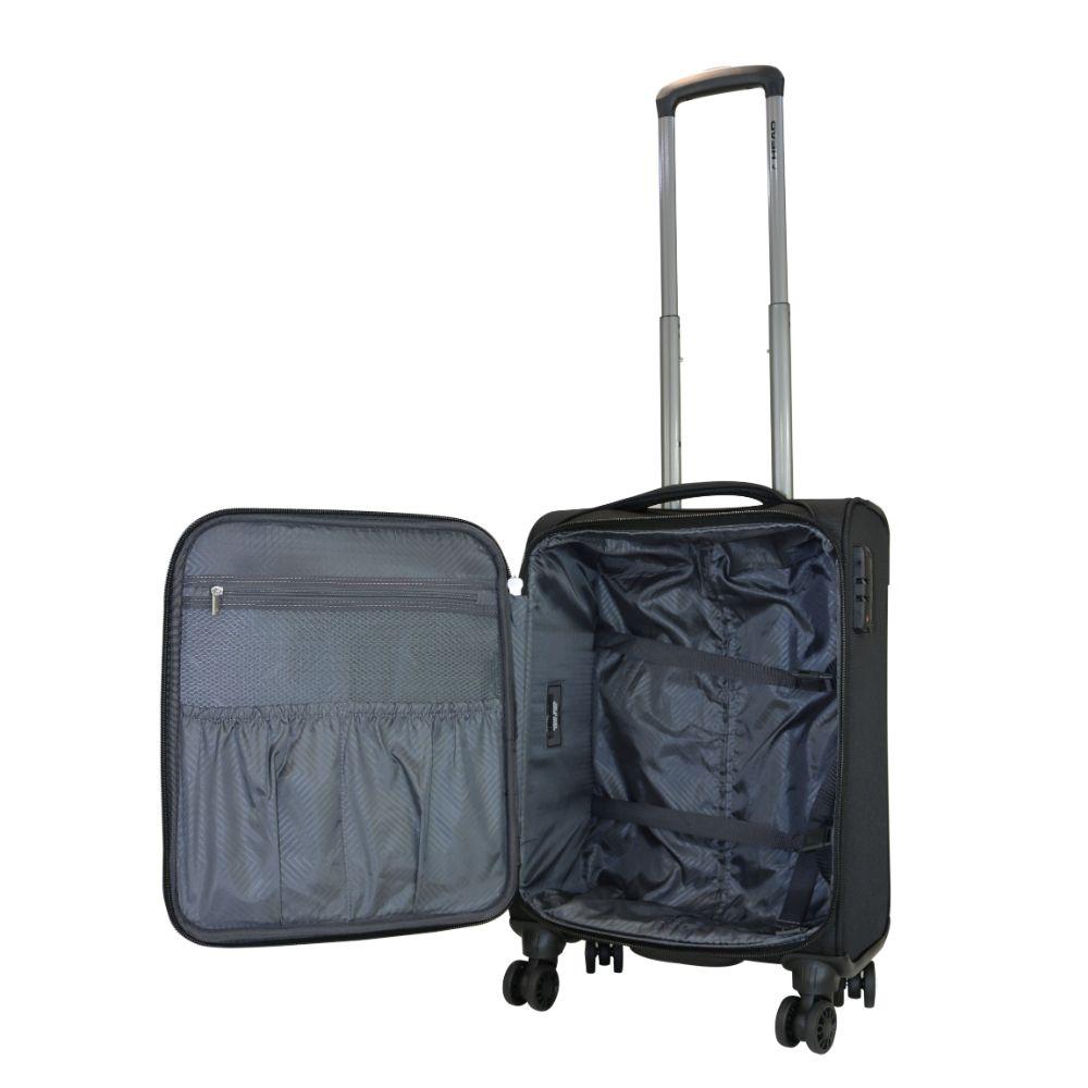 Maleta Cabina Blanda TSA Londres S Negro Head-2