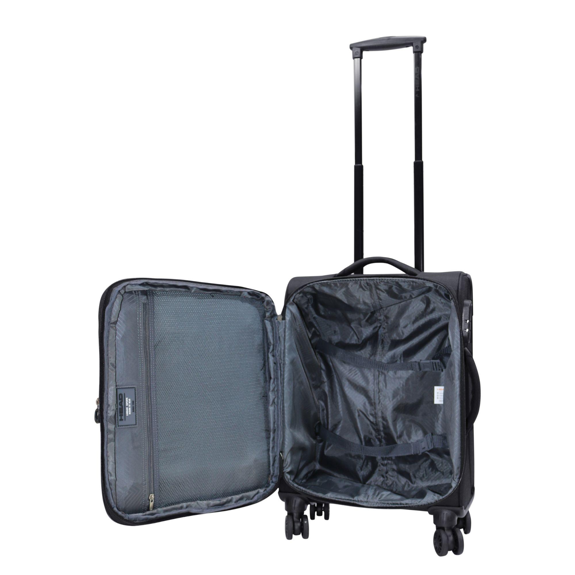 Maleta Cabina Blanda Londres S Negro Head-2
