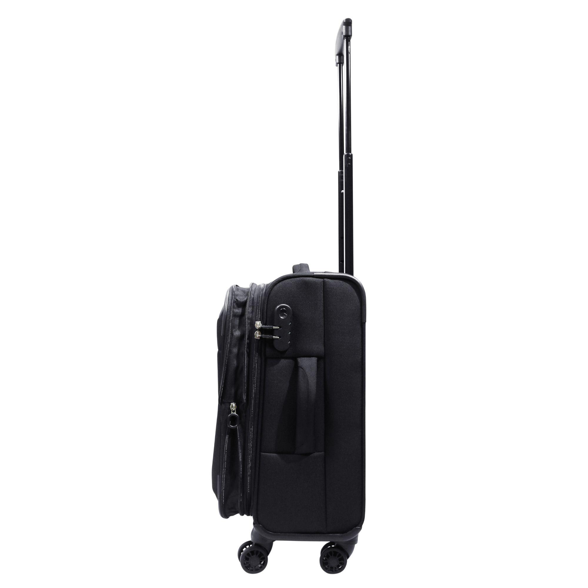 Maleta Cabina Blanda Londres S Negro Head-6