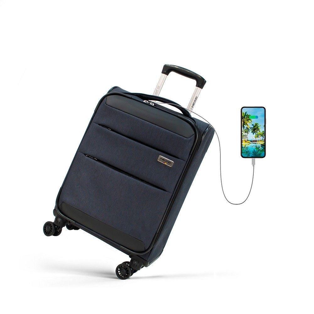 Maleta Blanda Hannover S con USB Negro Head  -0