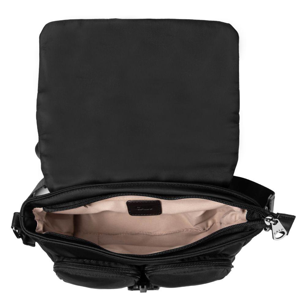 Cartera Bandolera Amparo Negro Calu-4