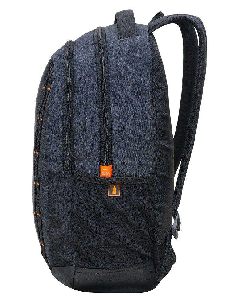 Mochila Ejecutiva Commander Gris Head-3