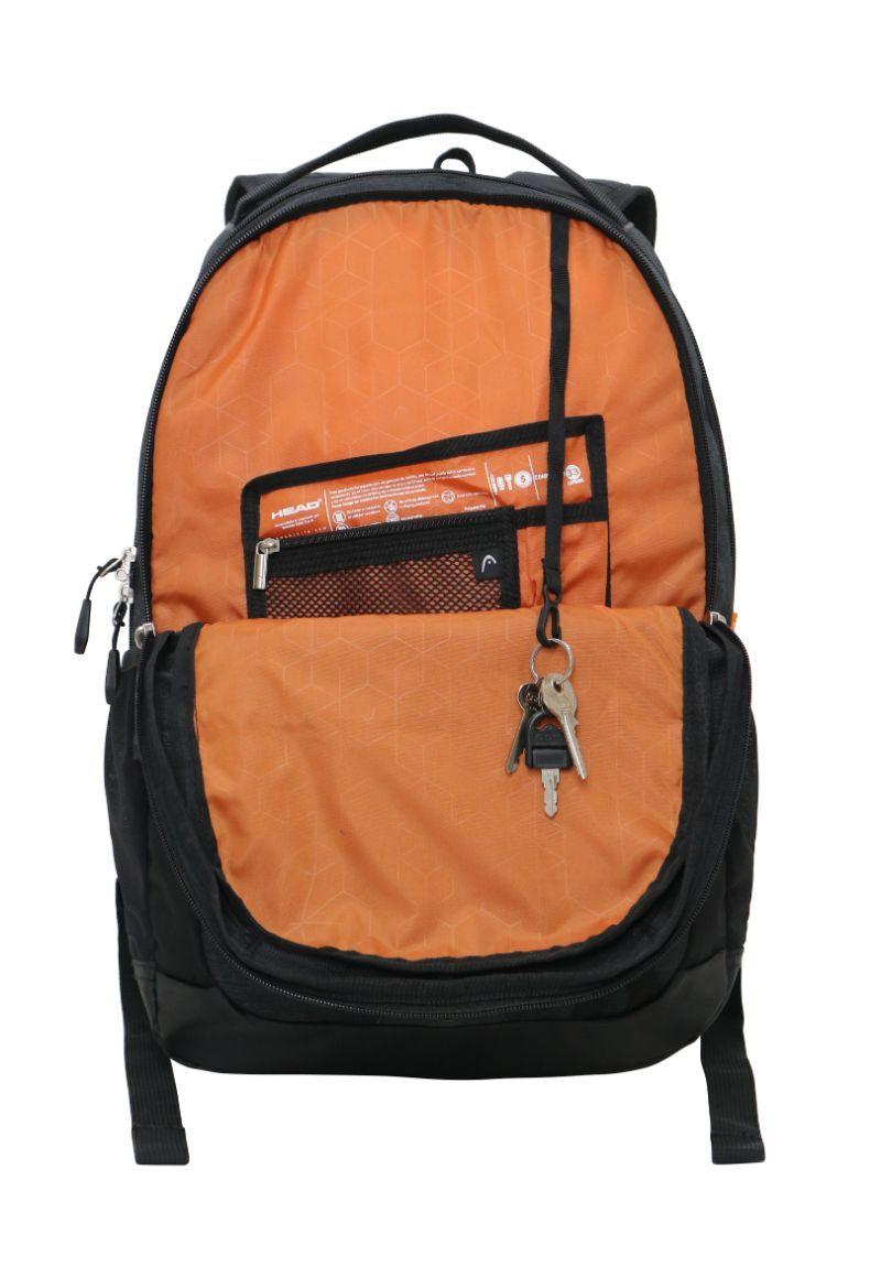 Mochila Ejecutiva Commander Gris Head-4