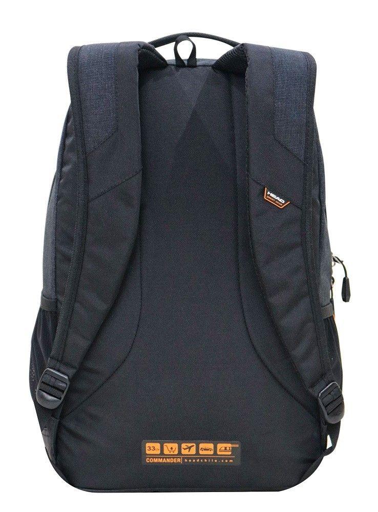 Mochila Ejecutiva Commander Gris Head-5
