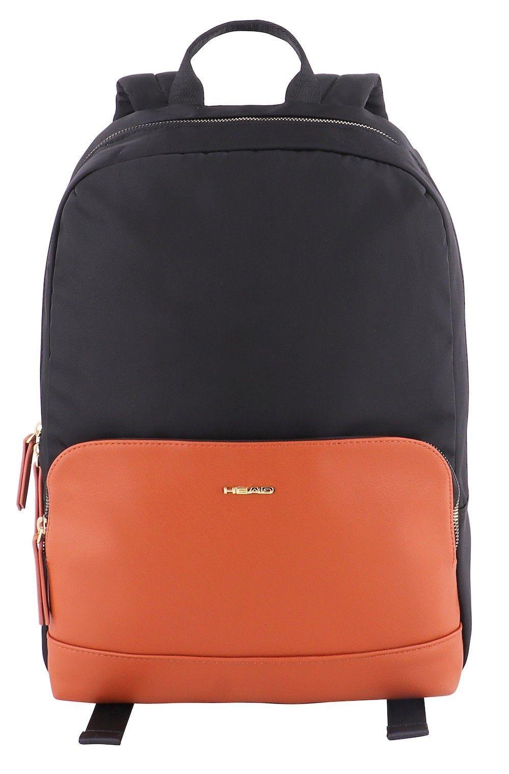 MOCHILA Ejecutiva Blush Mujer NEGRO CAMEL HEAD-1