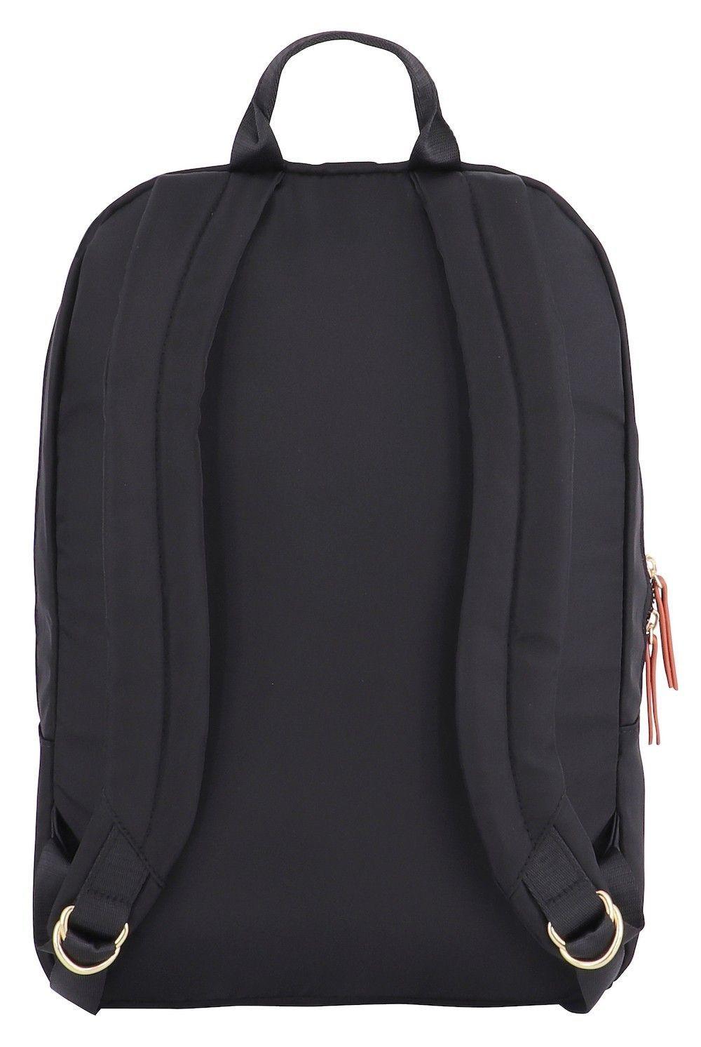 MOCHILA Ejecutiva Blush Mujer NEGRO CAMEL HEAD-4
