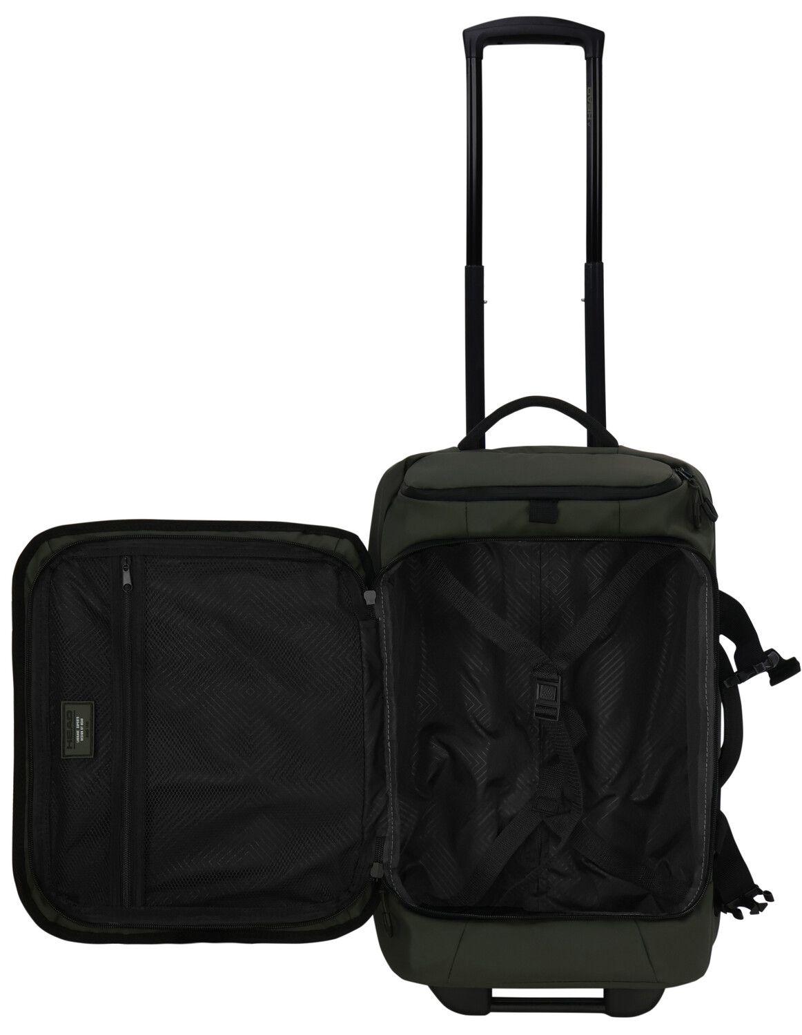 Bolso De Viaje Con Ruedas Tank S Verde Head-3
