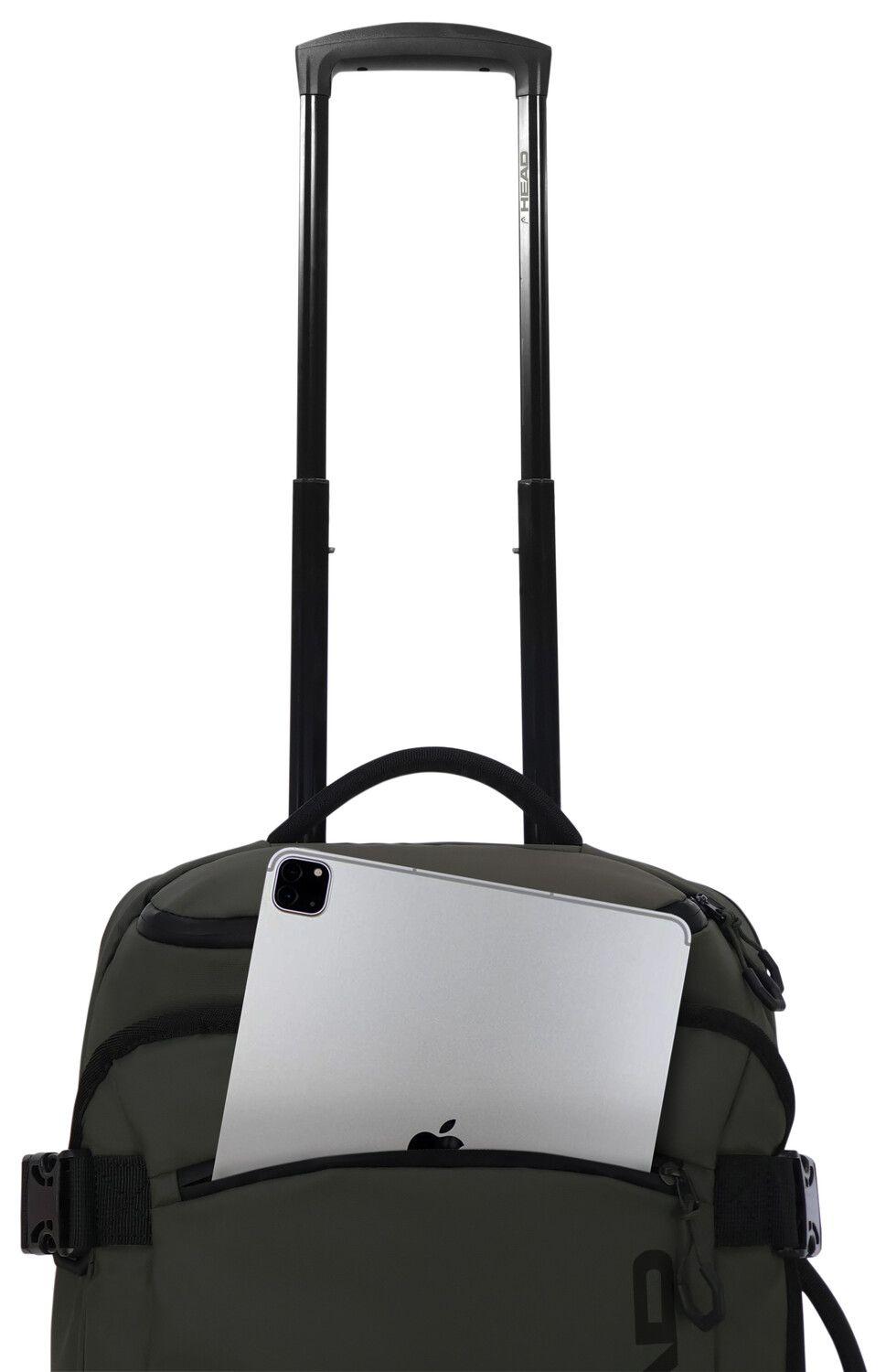Bolso De Viaje Con Ruedas Tank S Verde Head-4