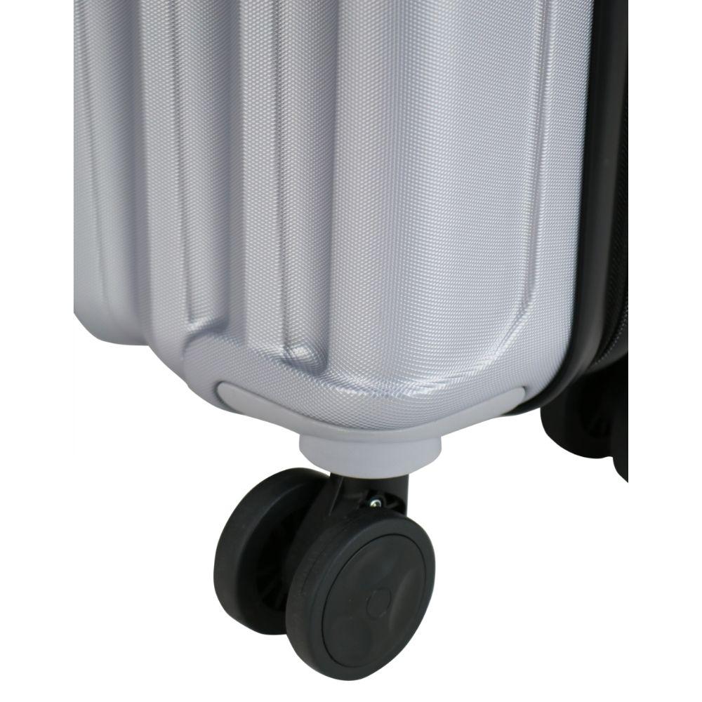 Maleta Cabina Brasilia S 8 Ruedas Plata Head-5