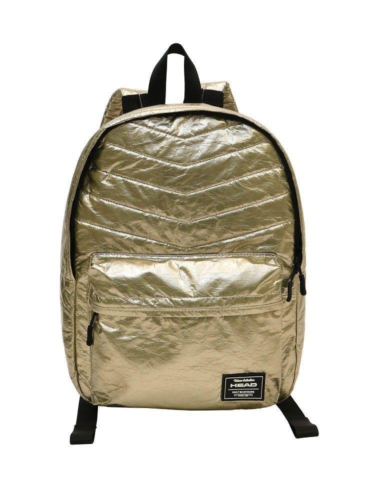 Mochila Urbana Space Metallic Dorado Head   -1