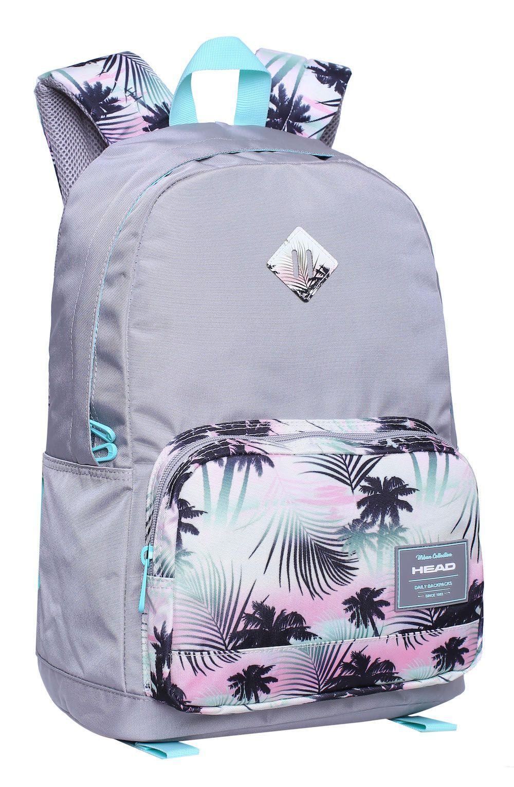 Mochila Civic Palms Gris Head-0