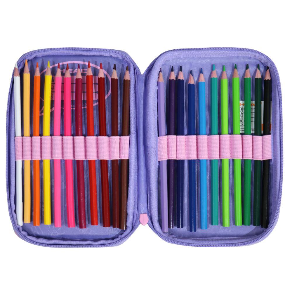 Estuche Infantil Niña Rígido Box Best Friend Rosado Head-2