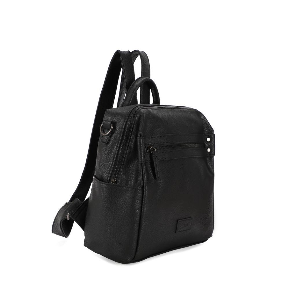 Mochila Pequeña Constanza Negro Calu-0