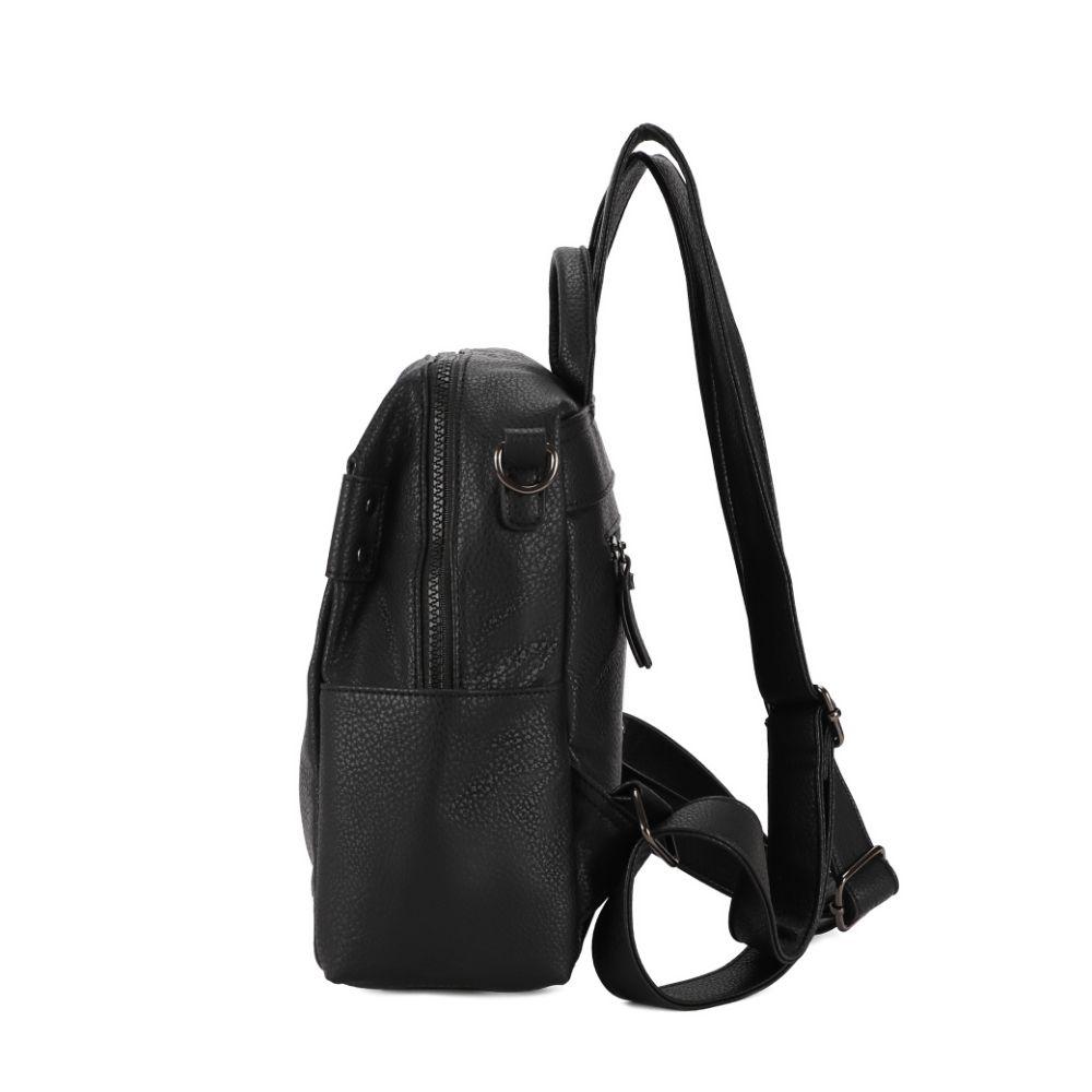 Mochila Pequeña Constanza Negro Calu-4