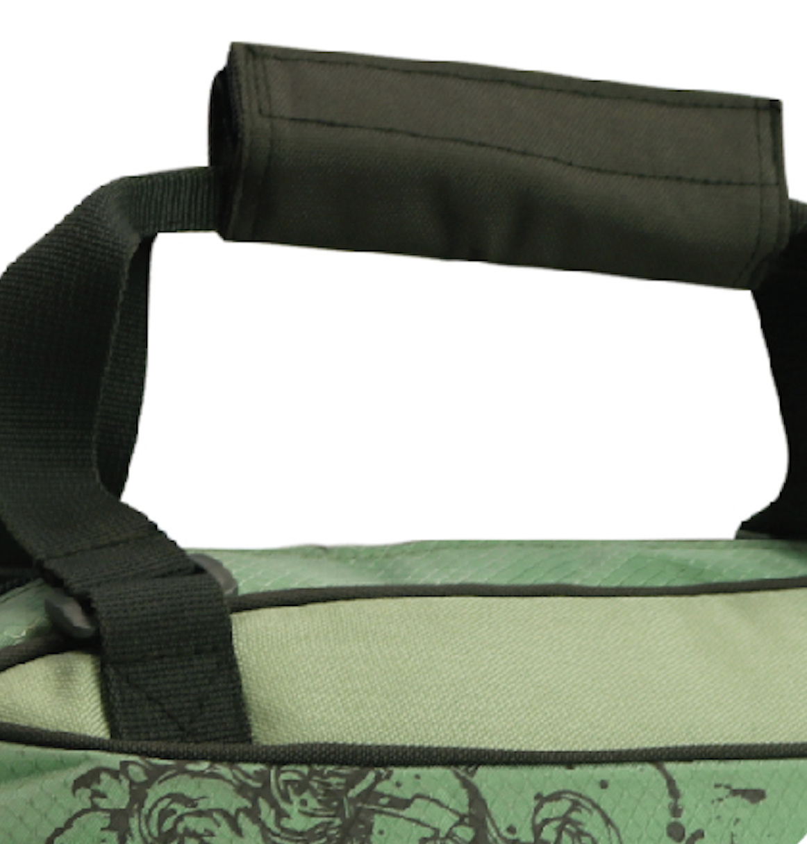 Bolso Pequeño Grafiti Verde Head-2
