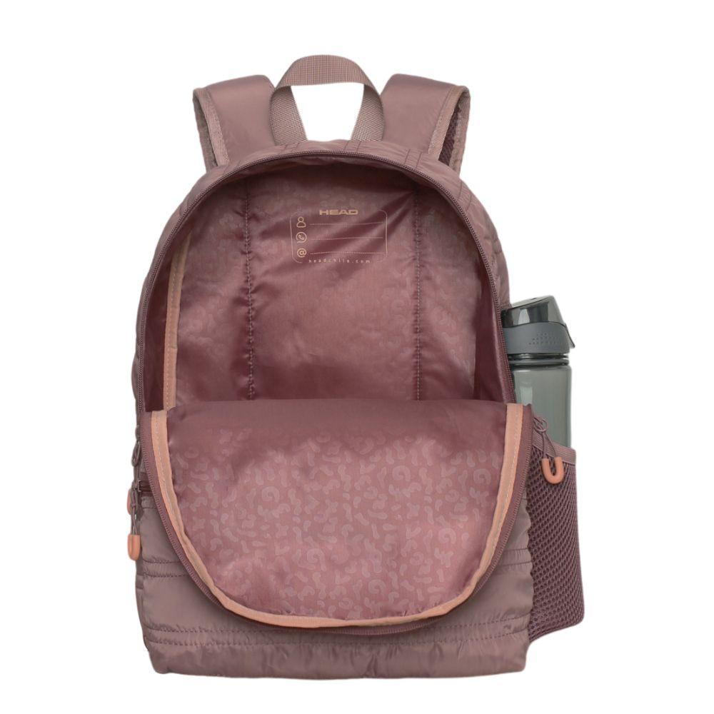 Mochilas Clásica Mujer Arona Malva Head-2