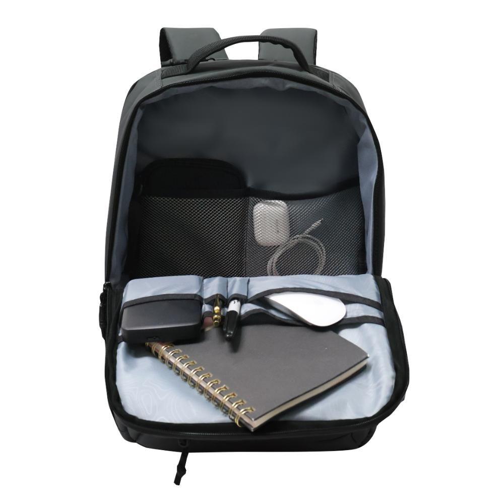 Mochila Porta Notebook Lion Reverse Gris Head-3