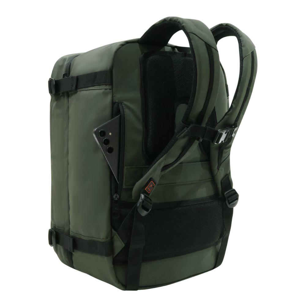 Mochila de Viaje Traveler Engomada New Reverse Verde Head-4