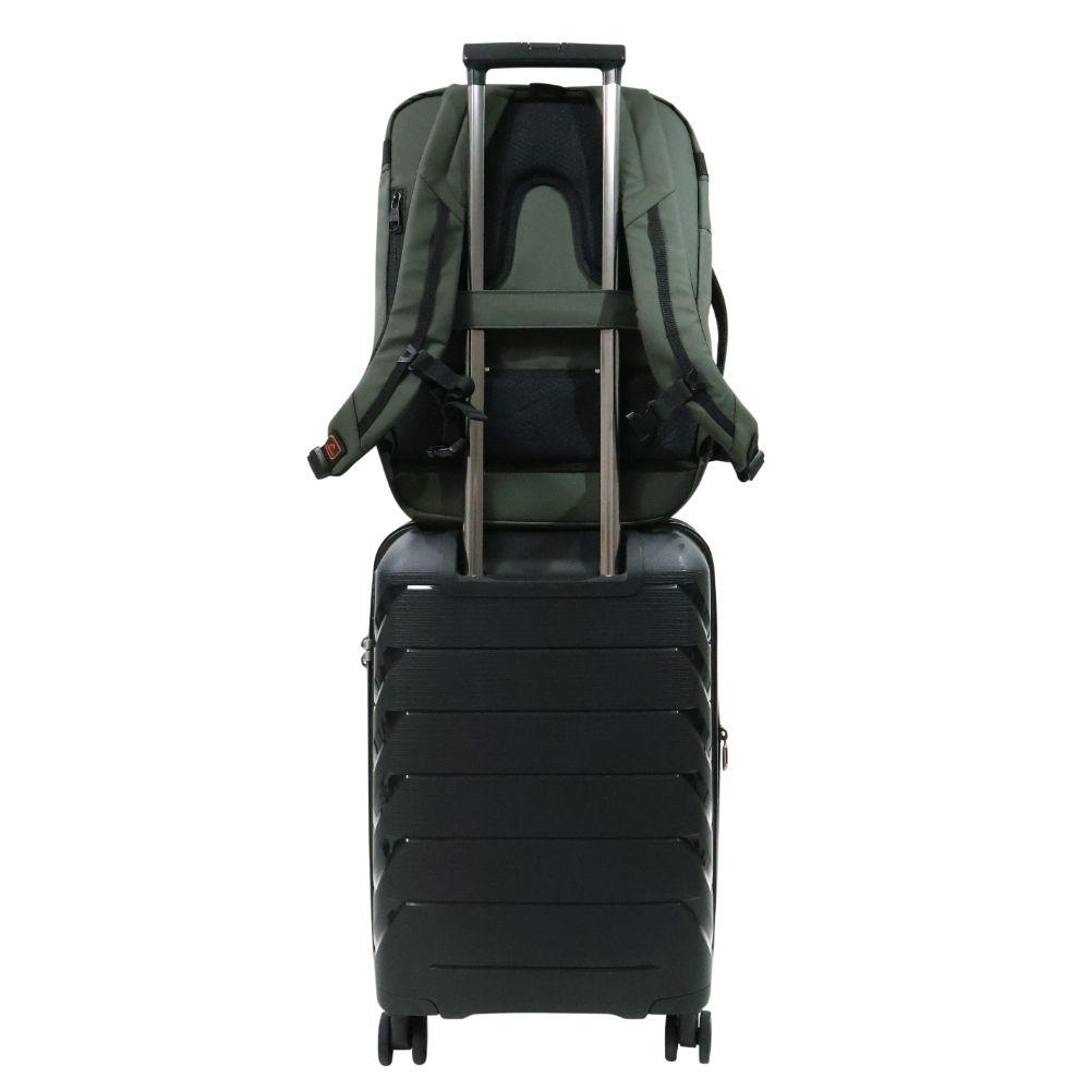 Mochila de Viaje Traveler Engomada New Reverse Verde Head-5