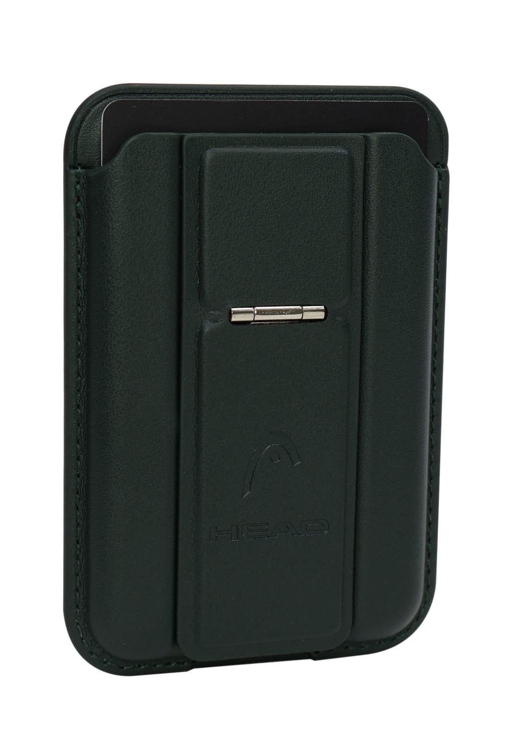 Billetera Tarjetero Magnético Magsafe Cayman Verde Head-1
