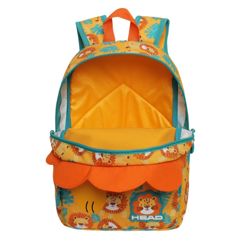 Mochila Infantil Niño Pop Leon Mostaza Head-2